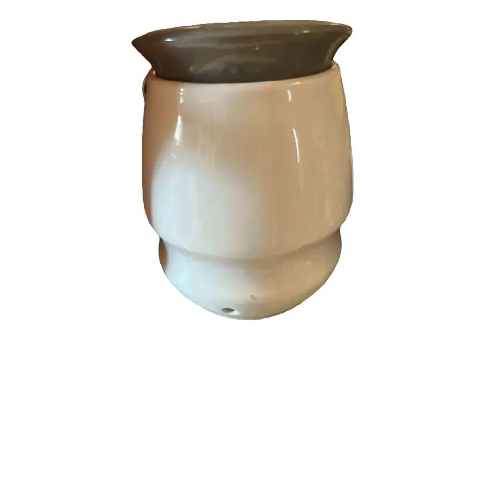 Cole & Mason Ceramic Garlic Keeper Storage Container White and Gray